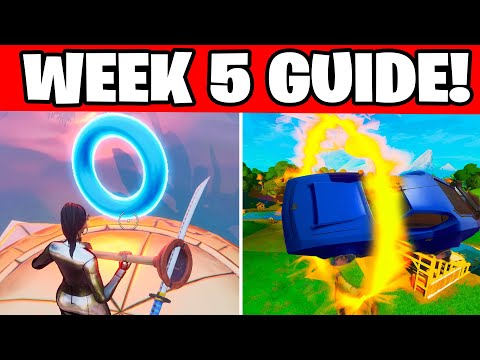 ALL WEEK 5 CHALLENGES GUIDE FORTNITE CHAPTER 2 SEASON 4