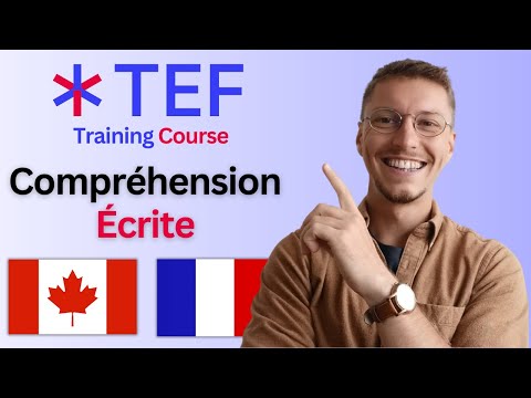 TEF Exam Training Course Practise Reading Exercises