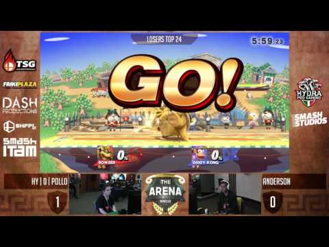 The Arena: HY | D | Pollo(Bowser) vs Anderson(Diddy) Losers Top 24
