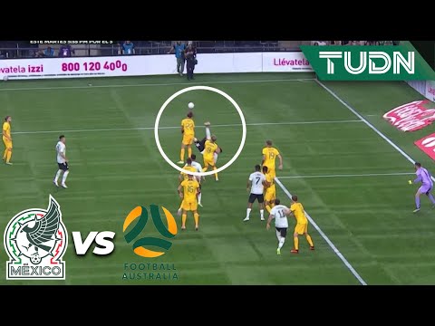 😳 Okay, but Héctor Herrera's bicycle kick | Mexico 0-1 Australia | International Friendly | TUDN