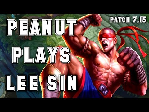 SKT T1 Peanut Plays Lee Sin vs Elise Jungle - S7 Ranked | Patch 7.15