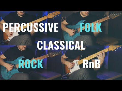 5 Styles of Rhythm Guitar over Little Wing (Jimi Hendrix) - FREE TABS