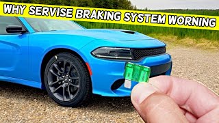 Why Service Electronic Braking System Warning Message On Dodge Charger