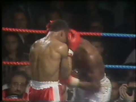 Sixth and final round, Michael Watson v Nigel Benn, Commonwealth middleweight title, May 21st 1989