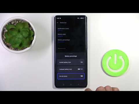 How to enable battery percentage on Oppo Reno 10 / Show battery percent on Oppo Reno 10