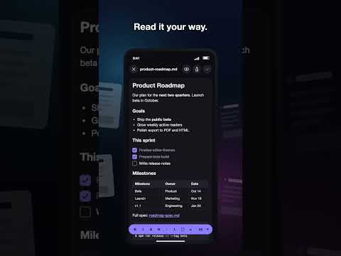 Markdown MD Editor & Reader video thumbnail