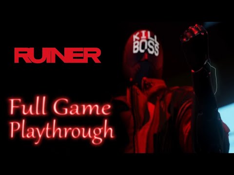 RUINER *Full game* Gameplay playthrough (no commentary)