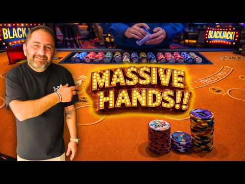 ♠️ OMG! My BIGGEST Risk Ever on Blackjack… MASSIVE Hands at Stake!
