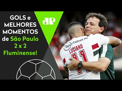 QUE JOGAÇO! SÃO PAULO 2 X 2 FLUMINENSE | MELHORES MOMENTOS | BRASILEIRÃO 2022
