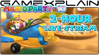 2-Hours of Mario Party 10 Gameplay - All Boards (Livestream Archive - Japanese Ver.)