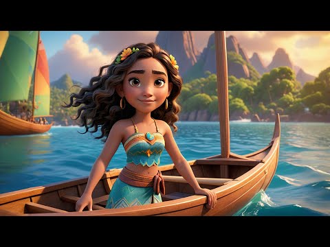 Moana erkundet die geheimnisvolle Regenbogeninsel 🌈🏝️ | Kindergeschichten auf Deutsch
