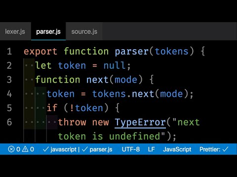 Writing A Javascript Parser In Javascript