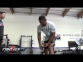 Mark Munoz final training session for Lyoto Machida