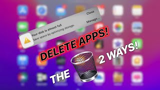 2 ways of Completely UNINSTALLING apps from you Mac (EASY)