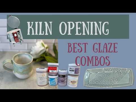 Kiln Opening! Stunning Amaco, Mayco, & Spectrum Glaze Combos on Mugs and More! February 2025