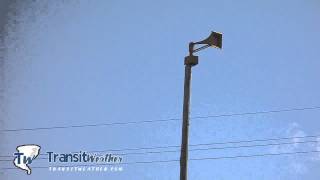 preview picture of video 'Belvidere IL Federal Signal Thunderbolt 1000T Tornado Siren Test ( Tue 10a Sep 3 2013 )'