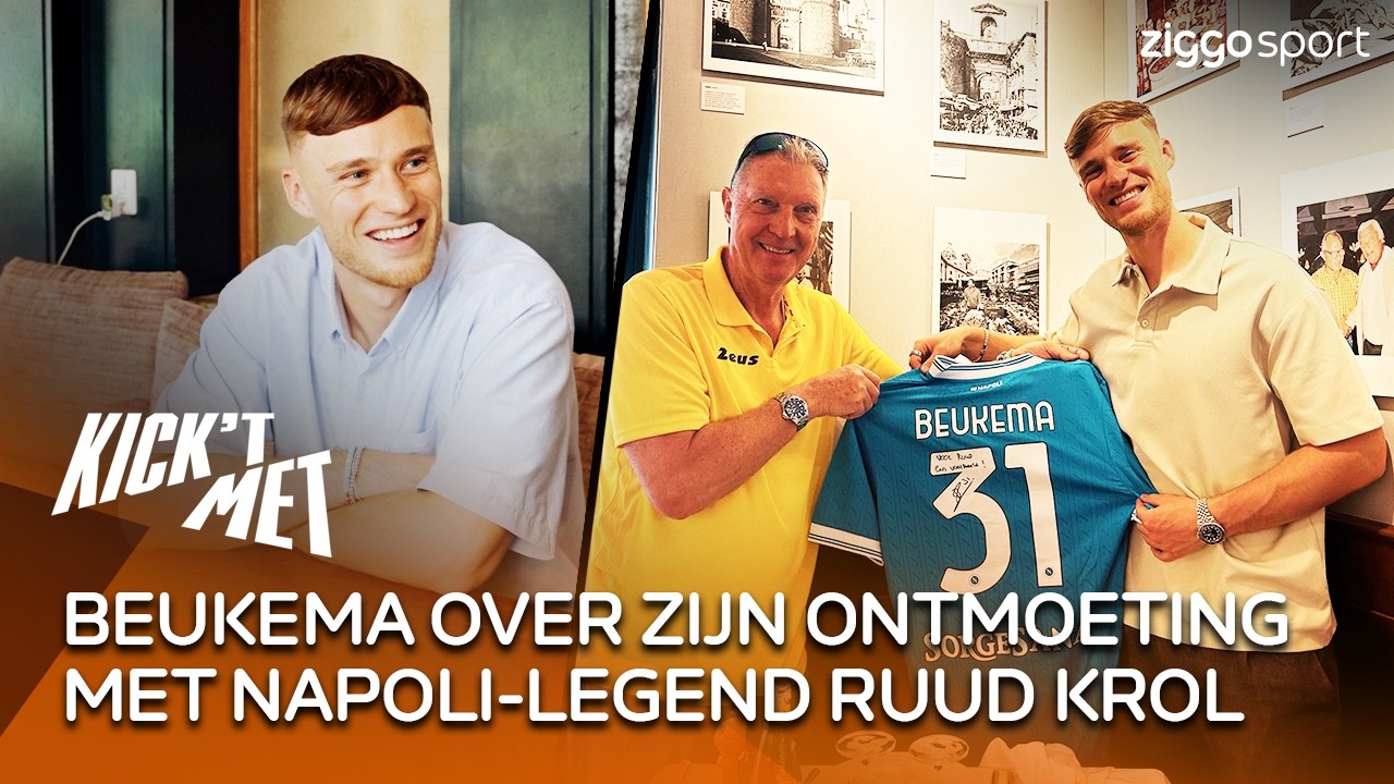 Beukema ontmoet Napoli-legend Ruud Krol: "Meneer Krol, wel beetje respect natuurlijk.."| Kick 't Met