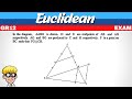 Proportionality Theorem Grade 12 Exam Questions