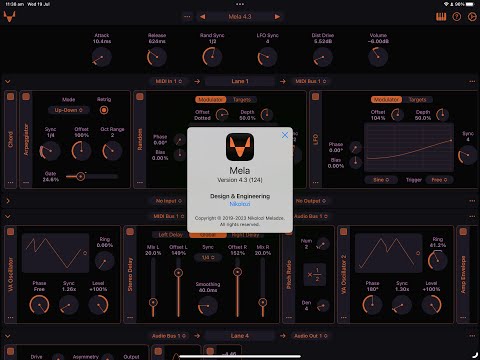 Mela 4.3 Update — Lane UI Redesign, DC Blocker, MIDI Channel Module