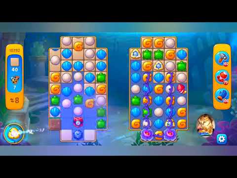 фишдом 2022  #  10792 уровень - прохождение без бустеров # Fishdom,   10792  level - no Boosters.