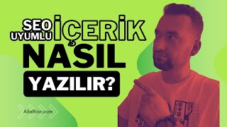 ✍️ SEO Uyumlu İçerik Nasıl Yazılır? Wordpress Üzerinde Anlatıyorum!