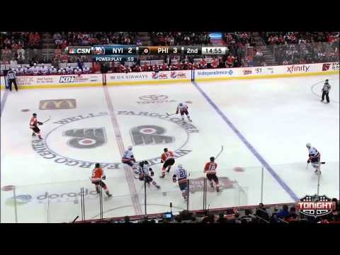 Islanders at Flyers  Game Highlights   NHL VideoCenter   Philadelphia Flyers 1