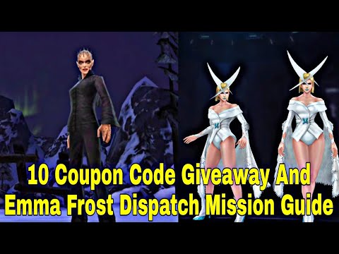 10 Coupon Code Giveaway And Emma Frost New Meta For Dispatch Mission? - Marvel Future Fight