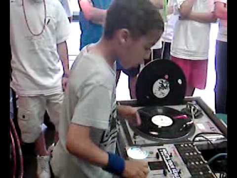 DJ A-Kidd (Now 9 years old) & his short 2010 turntablism routine