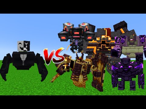 Dark Mask(World Of Bosses) VS L_Ender's Cataclysm - Minecraft Mob Battle