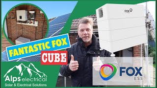 Fox Cube Battery with JA Solar on Garage Roof
