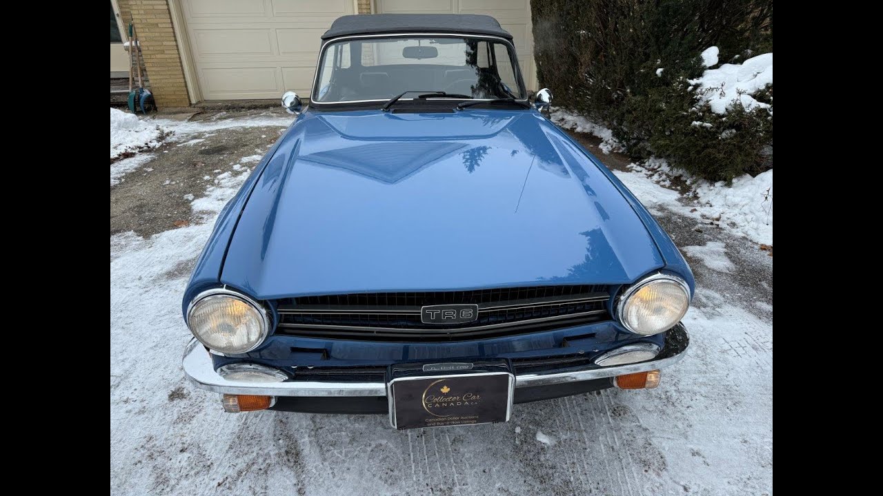 **SOLD on the CCC Buy-It-Now Lot** 1975 Triumph TR6 Roadster 4-Speed Manual with Overdrive, Inspected