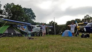 preview picture of video 'Roger and Dennis go camping with their planes'