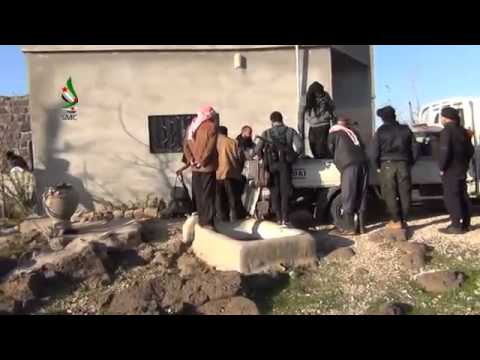 بعض غنائم الجيش الحر بعد السيطرة على عدة نقاط في محيط التلول الحمر في ريف القنيطرة