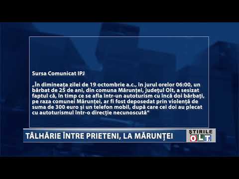TALHARIE INTRE PRIETENI LA MARUNTEI