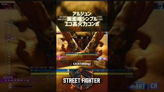 【SF6】アルジュン 画面端シンプルエコ高火力コンボ！