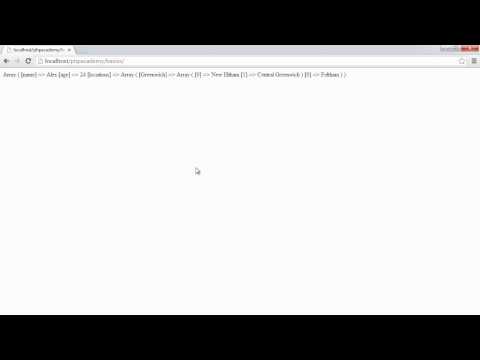 Learn PHP Multidimensional arrays