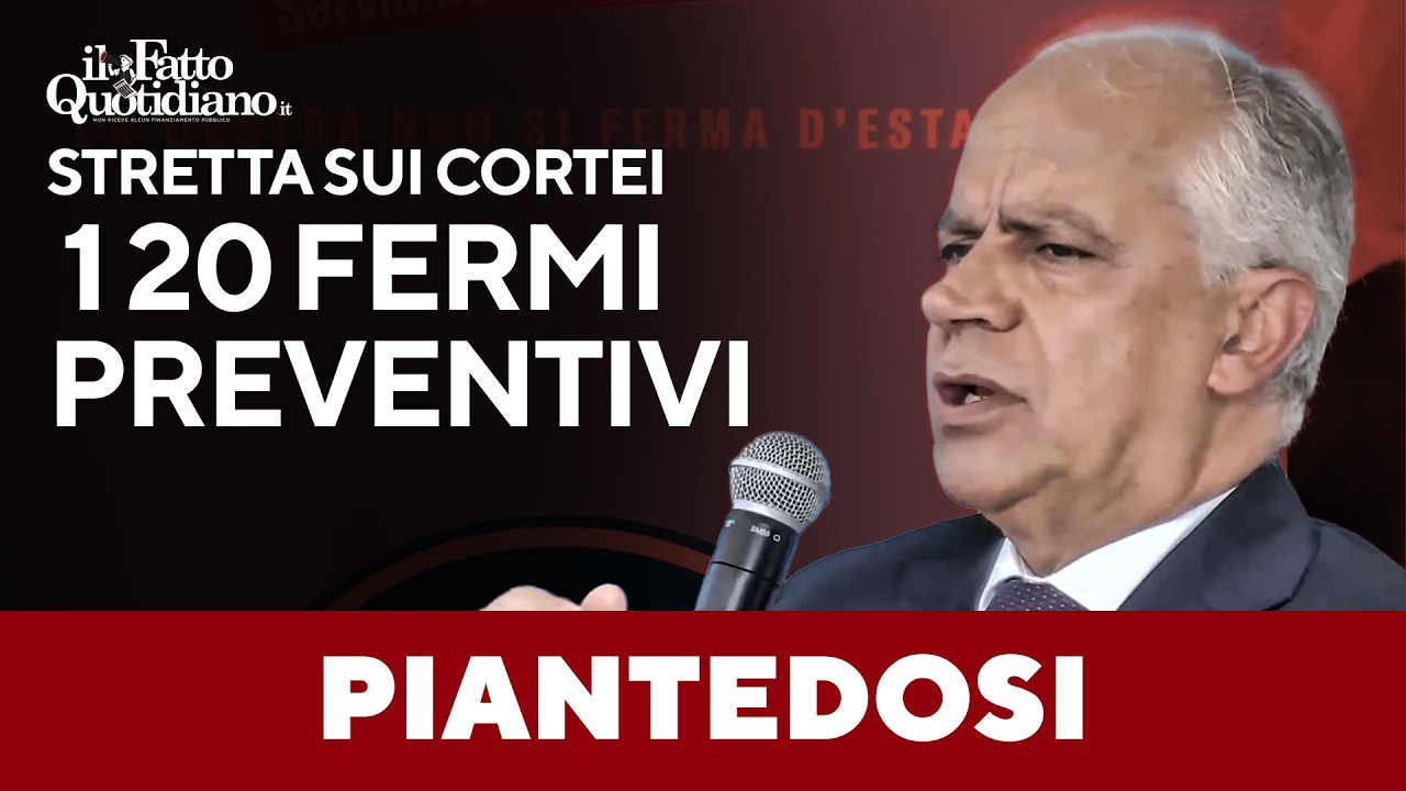 Piantedosi: “Alcuni pro-Pal sospettati di finanziare organizzazioni terroristiche”