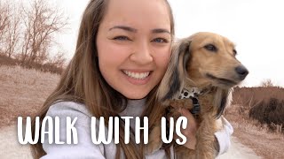 WALK AND TAKE PHOTOS WITH ME AND MY DACHSHUND
