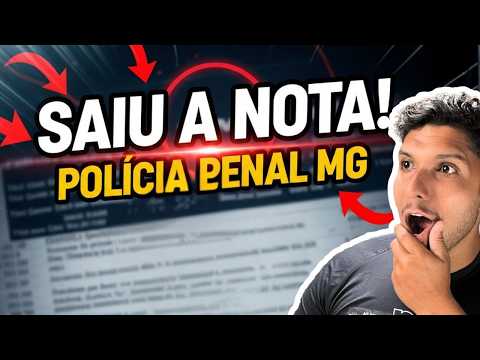 CONFERINDO MINHA NOTA NA PPMG - ACABOU DE SAIIRR!! - Polícia Penal MG 2025/2026