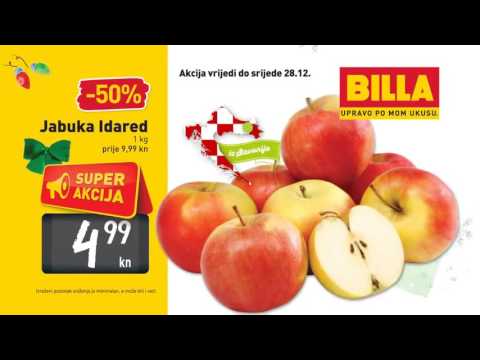 Billa Jackpot akcija za početak tjedna do 28.12.
