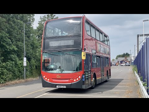 Go-Ahead London | ADL Enviro400 | SN58 CDZ | Departing Harpenden Rail Stn | Rail Replacement