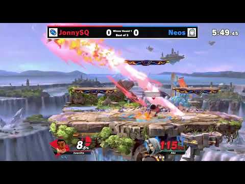 Hermiston Hitstun 10 - JonnySQ (Mii Gunner) vs Neos (Sephiroth) Winners Round 2