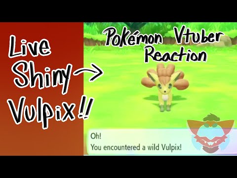 LIVE Shiny Vulpix in Lets Go Eevee Shiny Badge Quest (Vtuber Reaction)