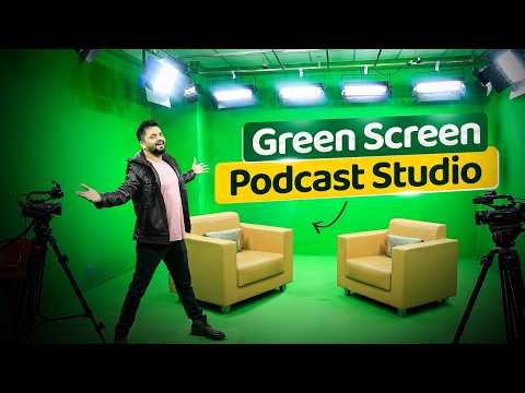 Unique Green Screen Podcast Studio Setup: Pro Video Podcast Guide!