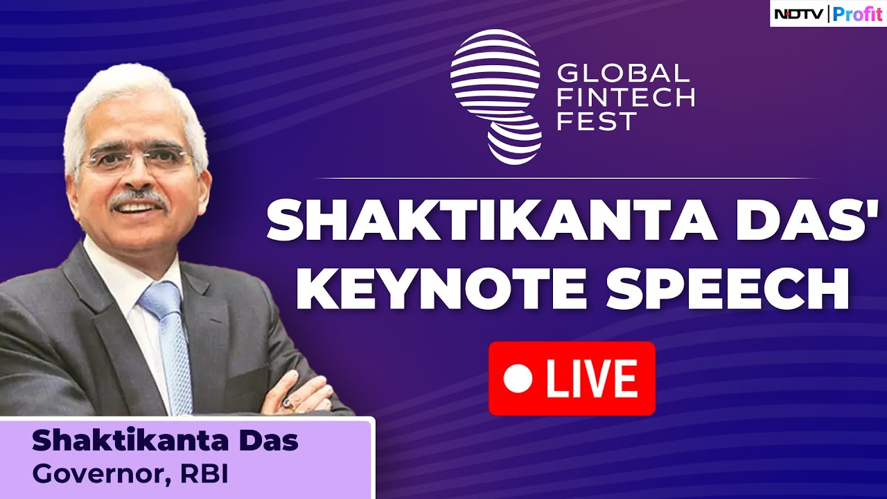 Shaktikanta Das LIVE I Shaktikanta Das At Global Fintech Fest 2024 I RBI Governor LIVE