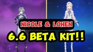 JUST IN!! NICOLE & LOHEN PRE-BETA KITS LEAKS ARE CRAZY!! - This is what you need to know #Genshin