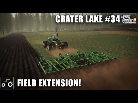Extending Fields & Making Silage Bales, Crater Lake #34 Farming Simulator 19 Timelapse