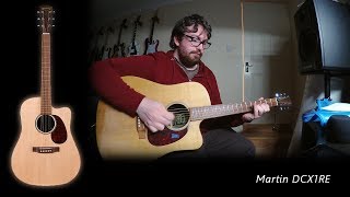 Video thumbnail for Martin DCX1RE by Ryan's guitar stuff