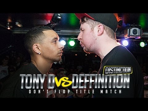 TONY D VS DEFFINITION | Don't Flop Rap Battle [TITLE MATCH]