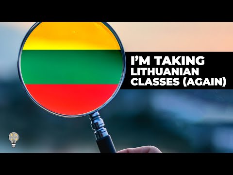 I'm Resuming Lithuanian Language Lessons!